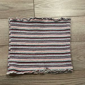 hollister ribbed tube top.
